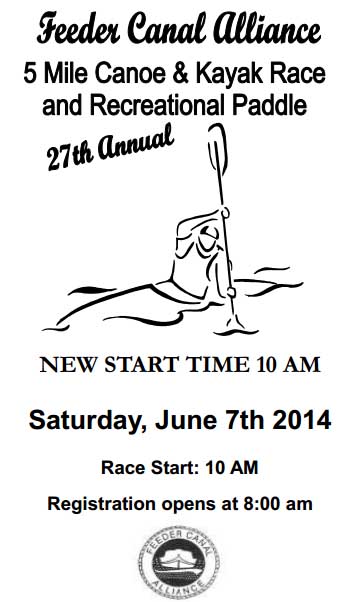 Feeder Canal Alliance Annual Canoe and Kayak Race