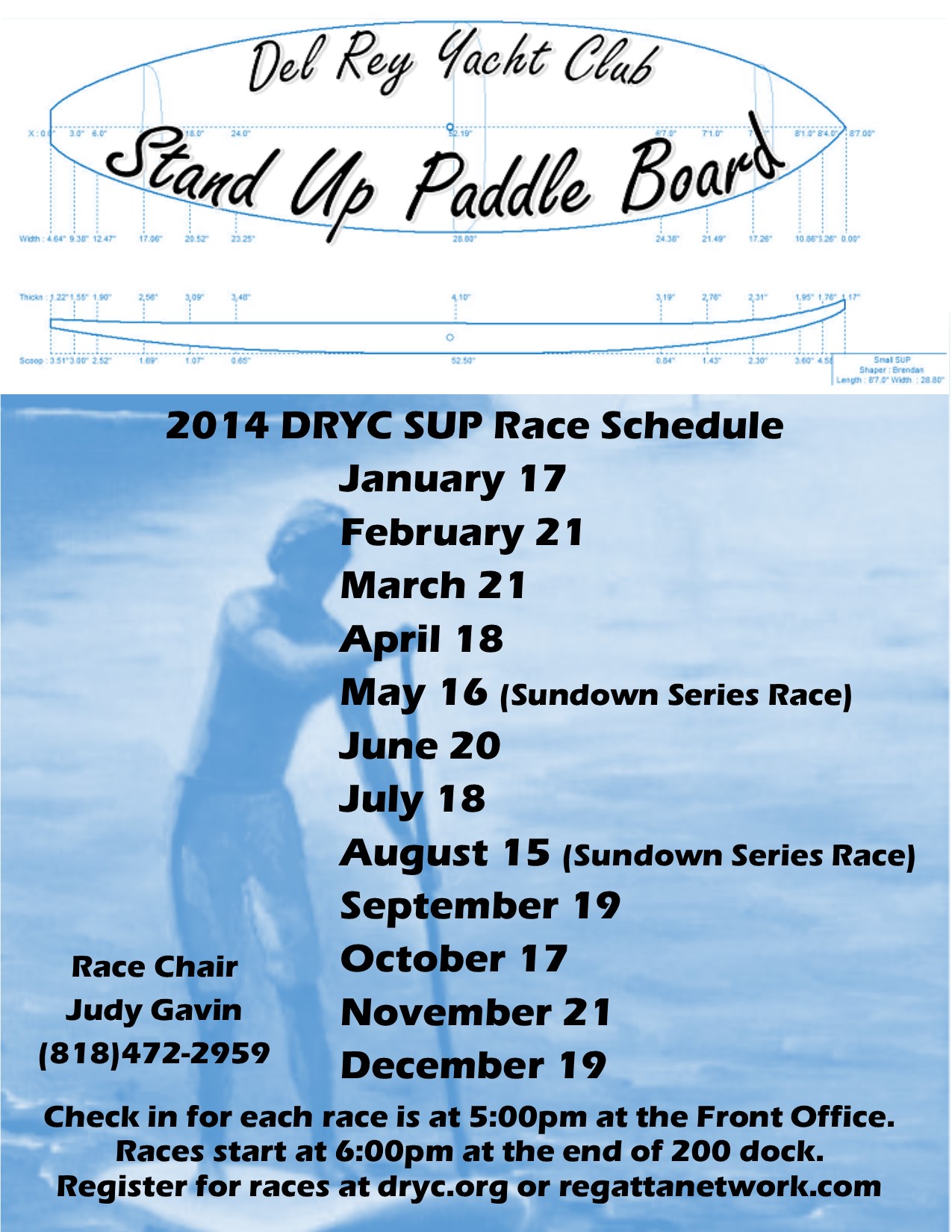 Del Rey Yacht Club SUP Race #9