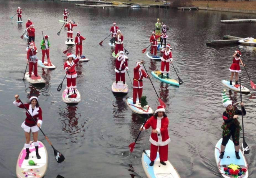 Santa Paddle takeover : Santapoloozza