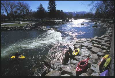 Kayak Photos - Truckee River Whitewater Park