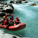 Rafting on Soca river