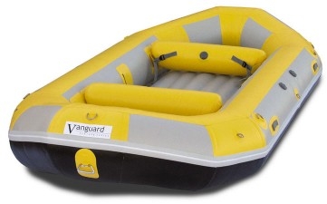 12' Self-Bailing Raft - 8312_RaftGreyYellow_1280320600